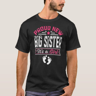 Familie Trots Nieuwe Grote Zus Het is Een Meisje G T-shirt