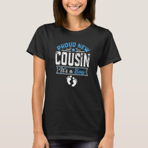 Familie Trotse Nieuwe Neef Het is een Jongen Gesla T-shirt