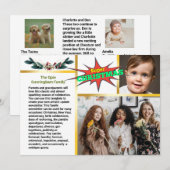 Familie Update 🎄✨ Nieuwsbrief Kaart (Voorkant / Achterkant)