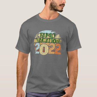 Familie Vacation 2022 Summer Island Beach Familia T-shirt
