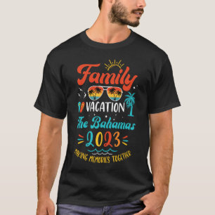 Familie Vakantie 2023 De Bahama's Bijpassende Zome T-shirt