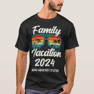 Familie Vakantie 2024 Zomer Vakantie Strand Cruise T-shirt