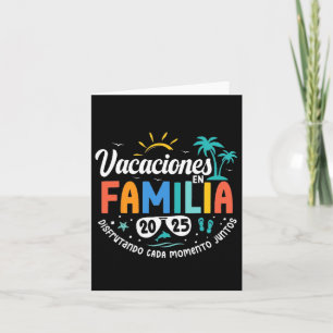Familie Vakantie 2025 Kaart