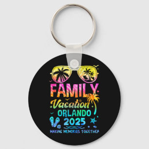Familie Vakantie 2025 Orlando Matching Herinnering Sleutelhanger