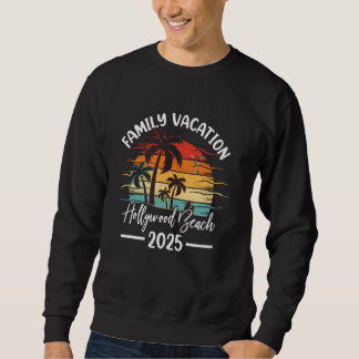 Familie Vakantie 2025 Vintage Florida Hollywood Be Trui