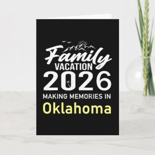 Familie Vakantie 2026 Herinneringen Maken Oklahoma Kaart