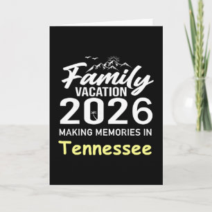 Familie Vakantie 2026 Herinneringen Maken Tennesse Kaart