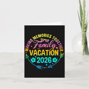 Familie vakantie 2026 het maken van herinneringen  kaart