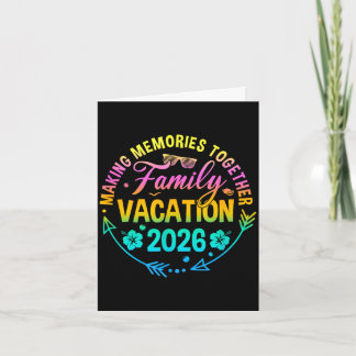 Familie vakantie 2026 het maken van herinneringen  kaart