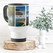 Familie Vakantie 6 Foto Collage Fun Custom Reisbeker