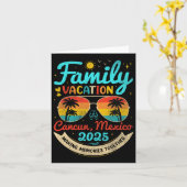  familie vakantie Cancun Kaart (Gele Bloem)