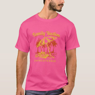 Familie Vakantie Chincoteague Keepsake Virginia Re T-shirt