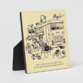 Familie Vakantie Fotoplaat (Voorkant)