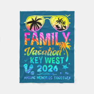 Familie Vakantie Key West Matching Fleece Deken