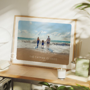 Familie Vakantie Landschap Poster