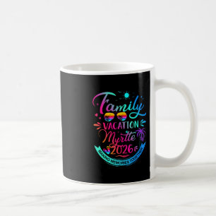 Familie Vakantie Myrtle 2026 Palmboom Cadeau Koffiemok