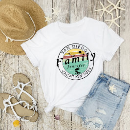 Familie vakantie op maat t-shirt
