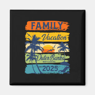 Familie Vakantie Outer Banks North Carolina 2025 F Magneet