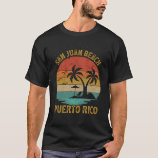 Familie vakantie Puerto Rico San Juan Beach T-shirt
