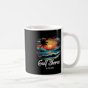 Familie Vakantie Retro Sunset Alabama Gulf Shores Koffiemok