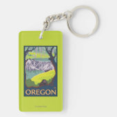 Familie van Beavers Sleutelhanger (achterkant)