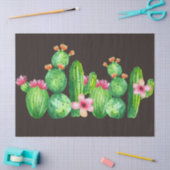 Familie van Cactus Tissuepapier (Craft)