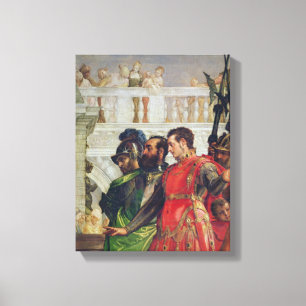 Familie van Darius voor Alexander de Grote Canvas Afdruk