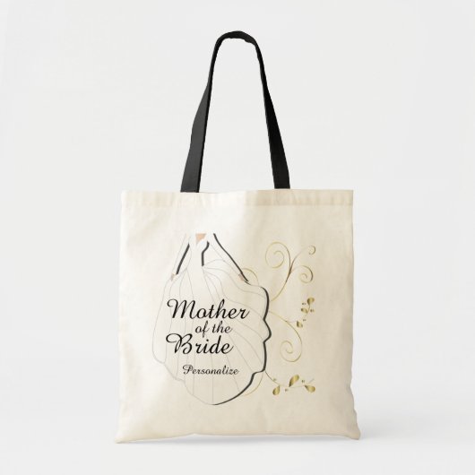 Familie van de Bride Wedding Party Tote Bag (Voorkant)