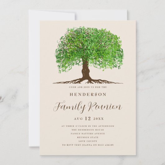 Familie van de Familie van de Familie Kaart (Voorkant)