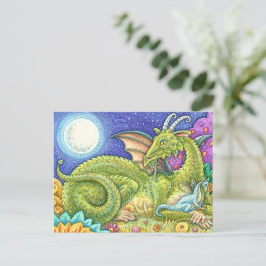 FAMILIE VAN DE VOLGENDE GENERATIE VAN DE TEKORTING BRIEFKAART (Staand voorkant)