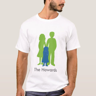 Familie van Drie met dochter T-shirt