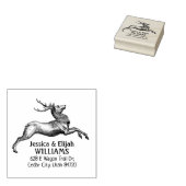  familie van het Adres van de Terugkeer Rubberstempel (Gestempeld)