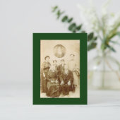 Familie van mama briefkaart (Staand voorkant)