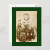 Familie van mama briefkaart (Voorkant / Achterkant)