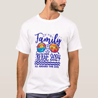 Familie verjaardagscruise t-shirt