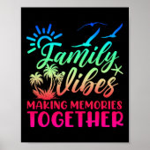 Familie Vibes Making Memories 2025 Familiereünie M Poster (Voorkant)