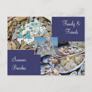 Familie & Vrienden ansichtkaarten Zomer Stranden K Briefkaart