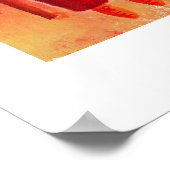 Familie Zittend Schilderij Poster (Hoek)