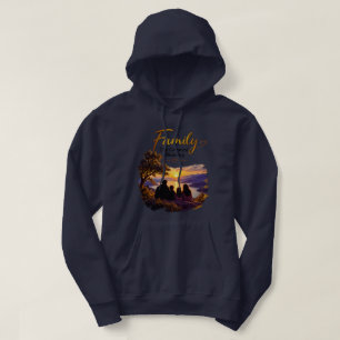 Familie Zonsondergang Momenten Warmte & Samenkomst Hoodie