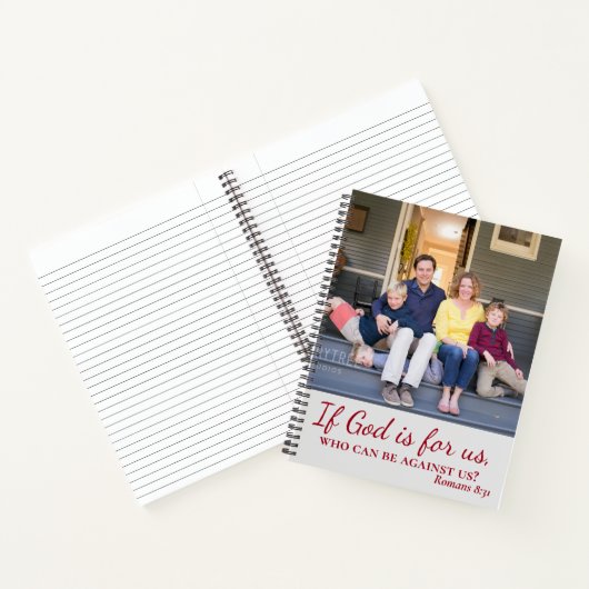 Familieaanmoediging God is voor ons Notitieboek (Binnen)