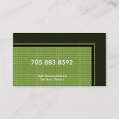 Familiearts Visitekaartje - Monogram (Achterkant)