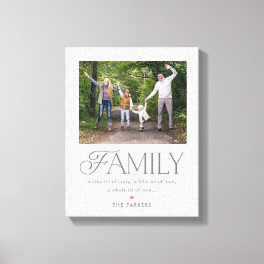 Familiebeschrijving Editable Color Wrapped Canvas (Voorkant)