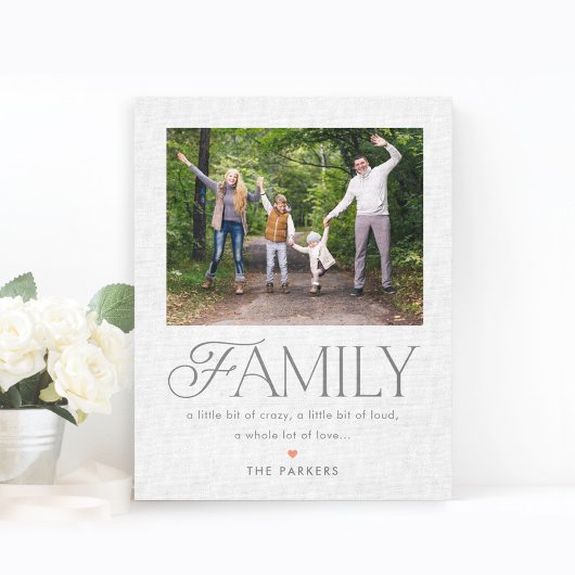 Familiebeschrijving Editable Color Wrapped Canvas
