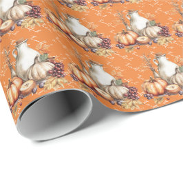 Familiebijeenkomst Thanksgiving Diner Cadeaupapier
