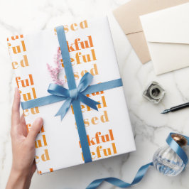 Familiebijeenkomst Thanksgiving Diner Cadeaupapier