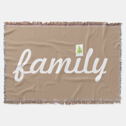 Familieboom Emoji Deken (Voorkant)