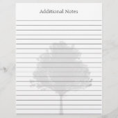 Familieboom Genaloga Pedigree (Achterkant)