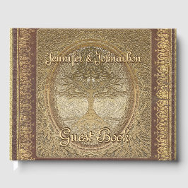 Familieboom Gold gastboek Gastenboek