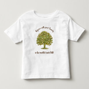 Familieboom kinder T-Shirt, familie die samenwerkt Shirts