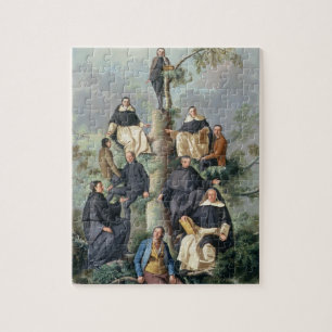 Familieboom van de Sammartin-familie, 1787 Legpuzzel